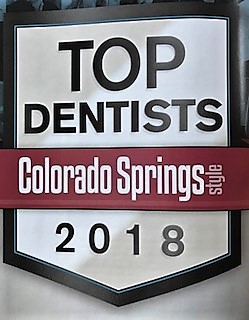 Colorado Springs Style Top Dentist Logo