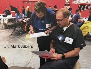 Dr. Albers picture in newsletter